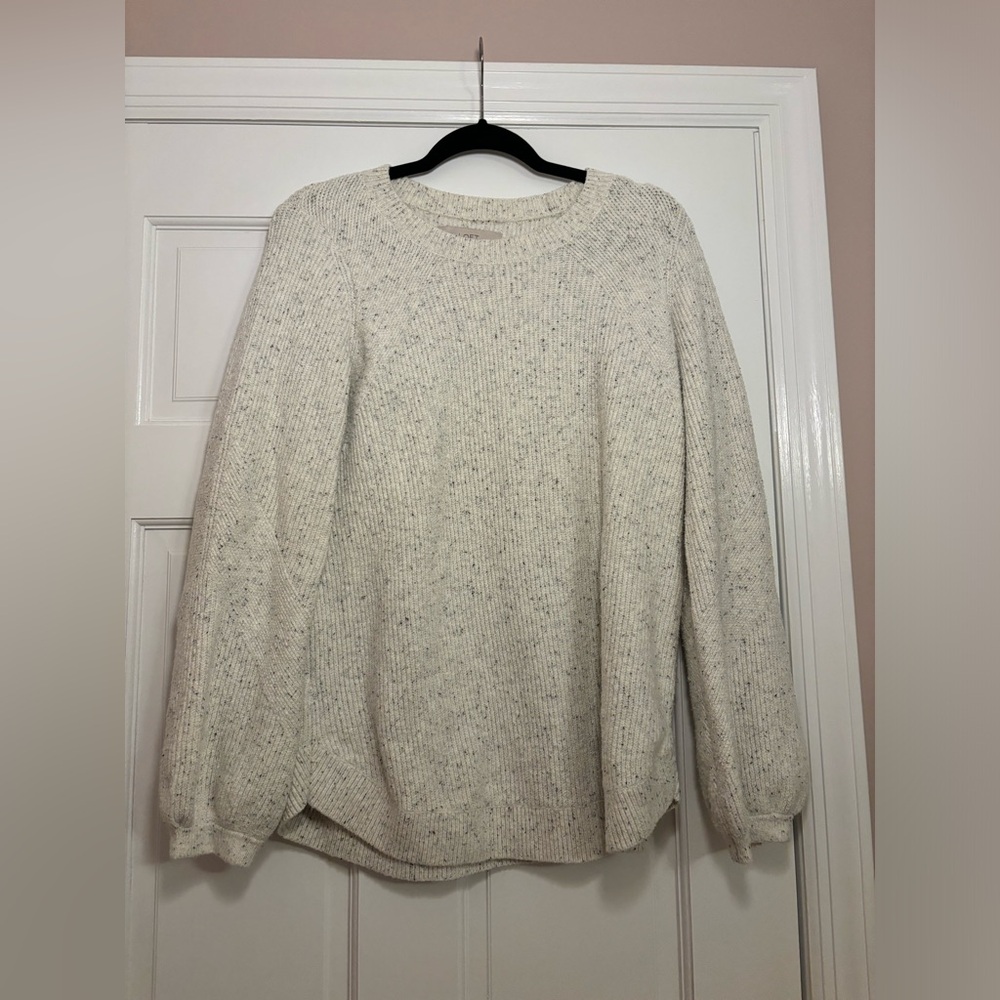 Loft Chunky Knit Speckled Sweater